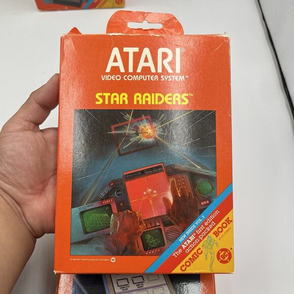 Star Raiders (Atari 2600) w/Video Touchpad, Complete in Box CIB NTSC - Picture 16 of 16